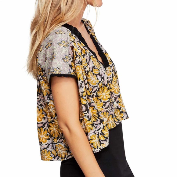 Free People Leilani Print Top - Picture 3 of 5